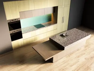 85-Kitchen1 texture 8 3D model