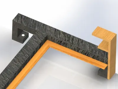 comptoire cafe bar-coffee bar counter 3D model