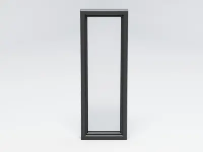 Modern Tall Window Low-poly 3D model