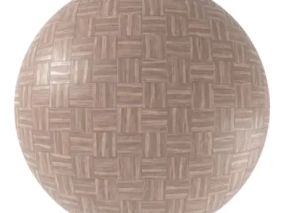 Parquet - Laminate - Wooden floor 4 in 1 3D model 46