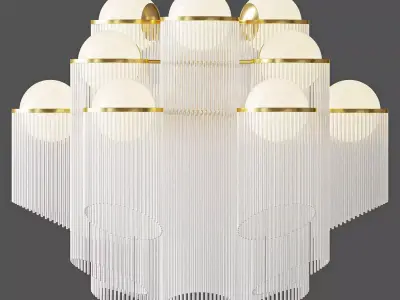 Celestial Chandelier 3D model