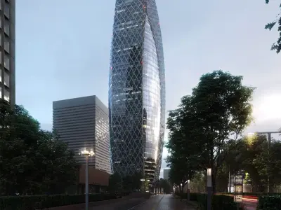 Mode Gakuen Cocoon Tower 3D model