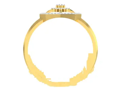 Solitaire Engagement Wedding Band Ring 3D print model buy