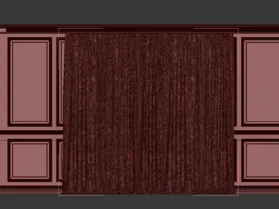 Curtain Set 208 3D model