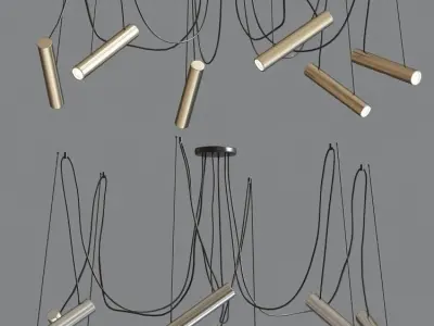 Pepo Pendant Light Collection 3D model