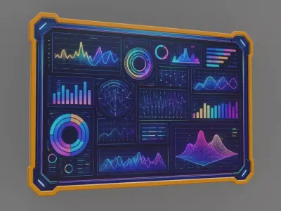 SCI-FI tablet Low-poly 3D model buy