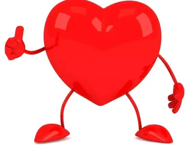 Fun heart 3D model