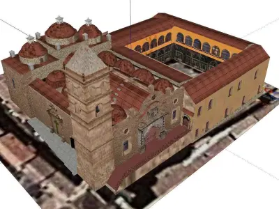 Architecture-Religion-God-Culture-Temple-07 church 3D model