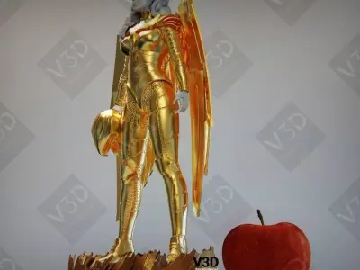 Wonder Woman 1984 - golden armor 2 - V3D 3D print model