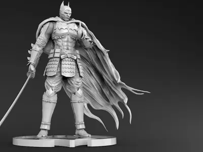 Batman Ninja Statue 3D Model Ready to Print for 3D Printing 3D print model
