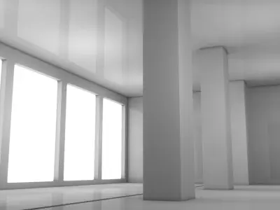 Sci Fi Room Low-poly 3D model