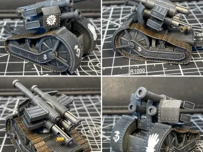 Renault Pattern Thump Gun 3D print model