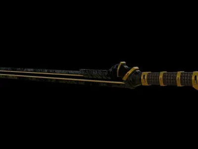 Sci-fi sword for a super villain 2K textures Low-poly 3D model purchase