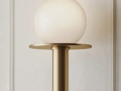 LUMINAIRE MURAL NODES KW1011BBS Wall Sconce 3D model