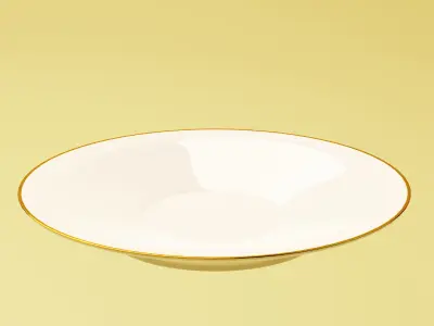 Cup and Saucer Set Free 3D model