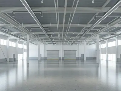 Warehouse Modern interior 3D model