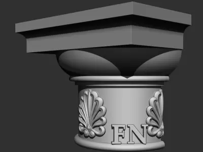 Classical columns free sample Free 3D model