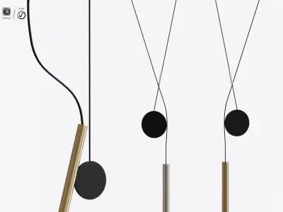 LUCEPLAN DOI Pendant lamp 3D model