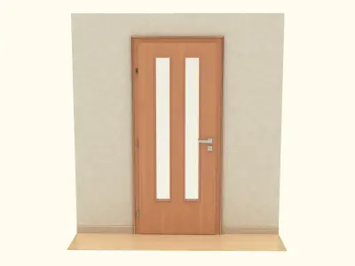 Wooden Door 3D model