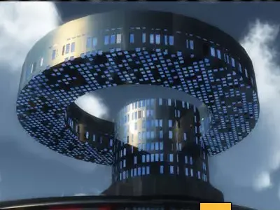 Sci Fi City Futuristic Architecture A3 A4 3D model