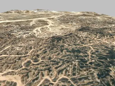  Nakhl Desert Egypt 3D model