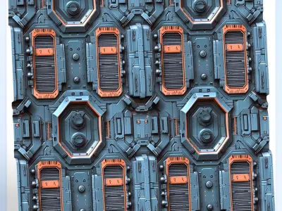 Sci-FI Seamless Texture Texture shop