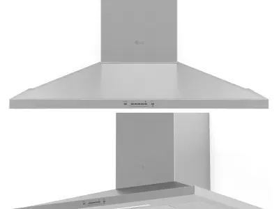 LG kitchen appliance collection 3D model