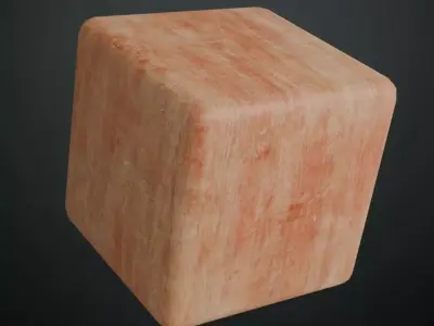 Weathered Red Peeling Painted Wood PBR Seamless Texture
