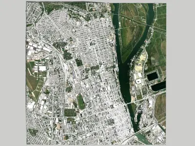 Cityscape Rostov on Don Russia  3D model