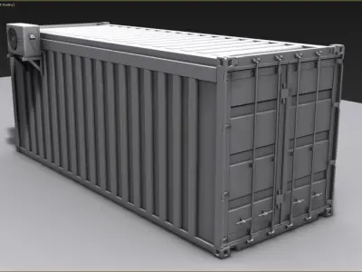 Container  Low-poly 3D model
