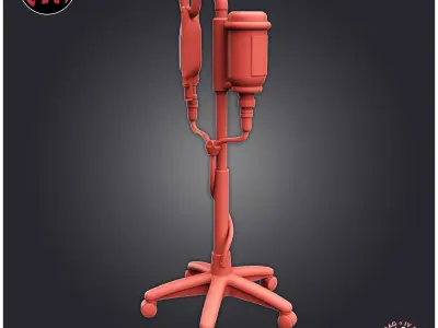 IV Bag 3D print model