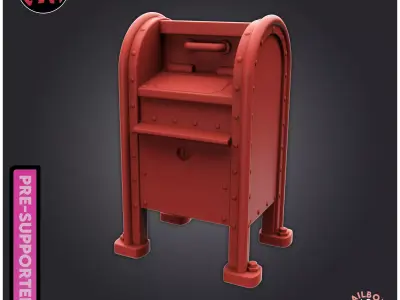 Mailbox 3D print model