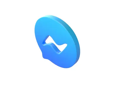 Messenger Logo v1 002 Free low-poly 3D model