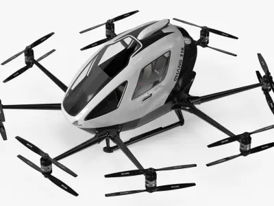  Qiang 217 Autonomous Air Taxi Drone White 