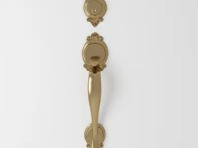 Classic Door Handle 3D model