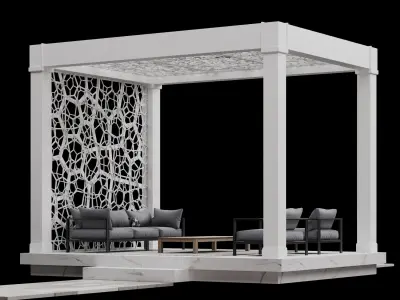 Pergola collection 3D Model Pack