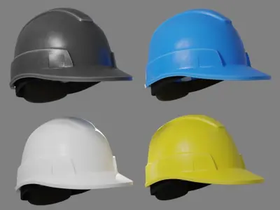 Safety Helmet 3D model