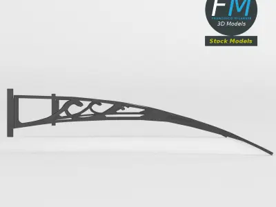 Acrylic canopy 2 3D model