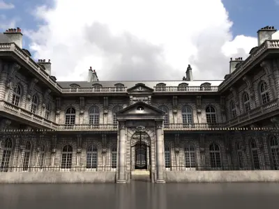 Manor Renaissance Style 3D model