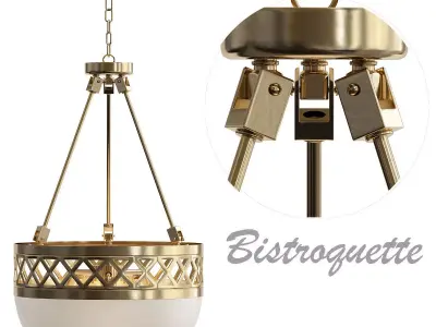 Chandelier Bistroquette 3D model