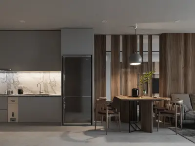 Modern apartment  3D model