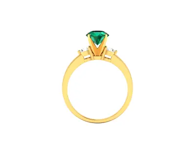 Women Ring  Render 3dm STL OBJ FBX Details 3D print model 168