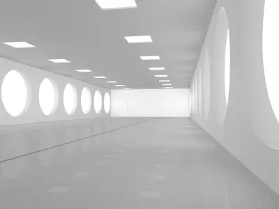 Sci Fi Warehouse 3D model
