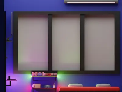 Game room with creative ideas It is the most unique game room 3D model