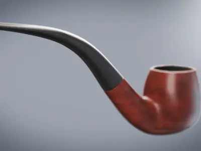 Smoking Pipe Low-poly 3D model buy