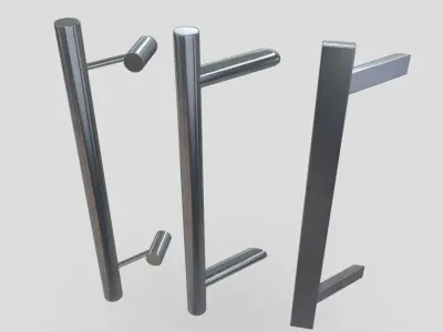 Door Handle Pack 2 Low-poly 3D model