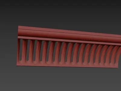 Decorative Ceilling Lighting Plaster 3D model