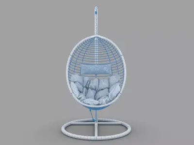 Hanging Basket Sofa 3D model