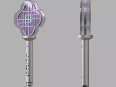 Kpop Demon Hunters Light Stick Huntrix 3D print model