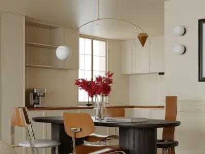 apartment interior scenes           3D model purchase